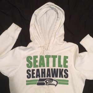 White Seattle Seahawks hoodie